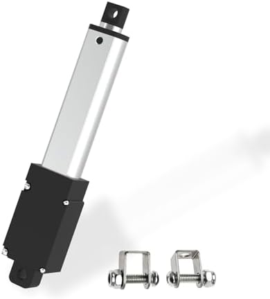 75mm 20N Mini Electric Linear Actuator 3 Inch Linear Motion Actuator 12V Actuators with Brackets for Cabinets, Robotics, Home Automation, Window Opener