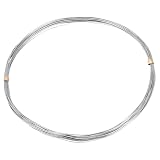 QUARKZMAN Zinkdraht 99.995% 1/32"(0.5mm) x 157.5"(4000mm) 1Stück | Hochreiner Fester Zinkstab Zinkmetallstab Anode Gute Leitfähigkeit