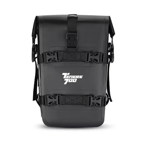 Moto Viaggio Tasca Borse Per Barre Paratelaio Per Moto Per Yamaha Tenere700 Tenere 700 1200 T7 T 7 XTZ 700 XTZ700 Borsa Porta Attrezzi Borsa Laterale Serbatoio Multifunzione Sella Borsa(Nero 1)