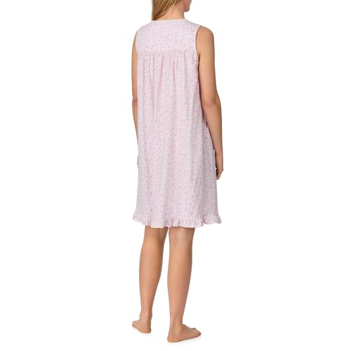 Eileen West Sleepwear & Loungewear for Women - Jersey Knit Collection - 100% Cotton Sleeveless Lightweight Short Nightgown3