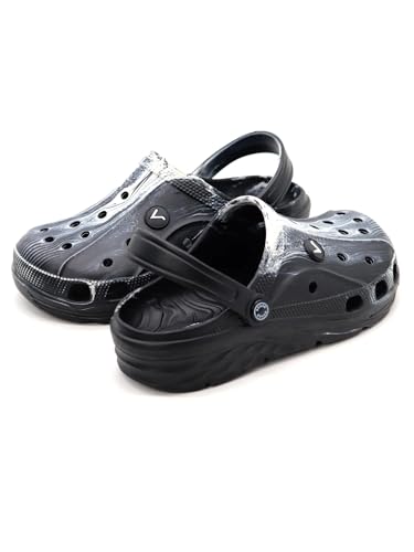 Image of SVAAR Men's Marble Effect Classic Clogs || Sandals with Adjustable Back Strap for Men