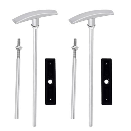 Image of EINDER RV Drain Valve Handle Replacement Waste Valve Extension Tube | Aluminum, 2 Pack