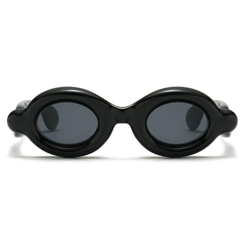 COTIA 2025 Fashion Small Oval Sunglasses for Women Men Unique Thick Frame Oval Lens Candy Color Cute Hip Hop Sun Glasses2