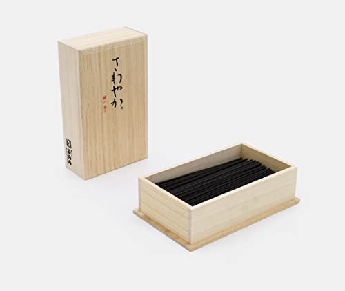 Baieido Sawayaka Hinoki Japanese Cypress Wood Smokeless Charcoal Incense - 340 Sticks - Zen Minded #TOP2