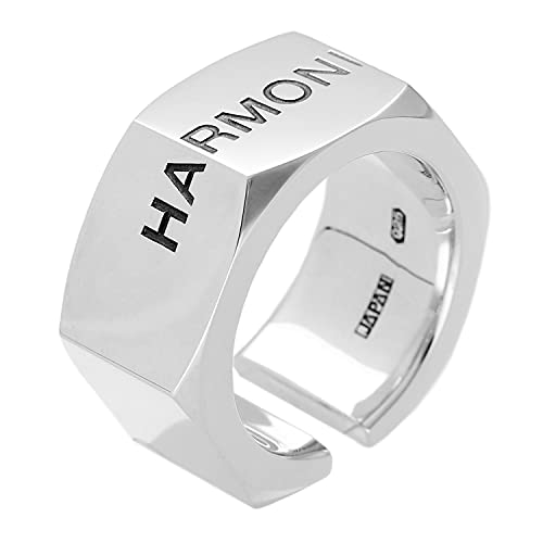 [エムズコレクション]M's collection 特 別 仕 様 ナット ワイド シルバー925 リング フリーサイズ 19号 メンズ 指輪 太め 幅広