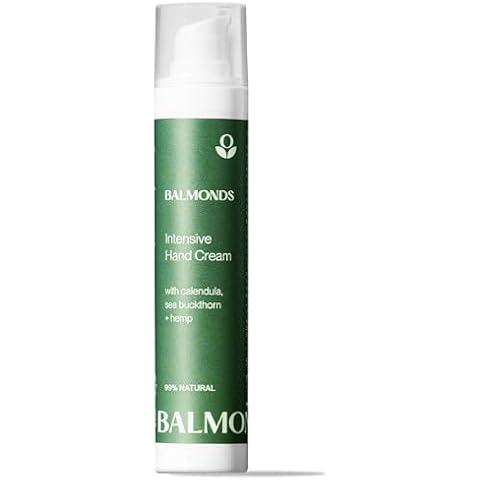 Balmonds - Intensive Hand Cream - 3.5oz. (100ml) - 100% Natural Hand Lotion For Dry Hands - Fragrance Free - Vegan & Cruelty Free - All Skin Types Cover