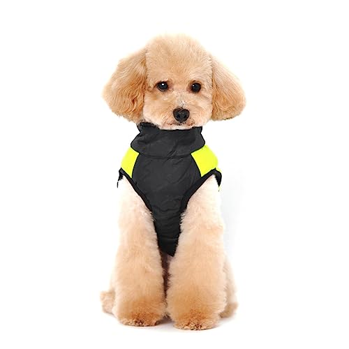 Ectkuee Winter Warm Pet Hund Kleidung klein wasserdichte Hundemantel Jacke Winter Gesteppt Gepolstert Puffer Pet Kleidung…