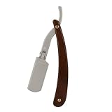 Generisch Manueller Nassrasierer mit Holzmaserung Ergonomischer Griff aus Abs und Edelstahl Leicht und Faltbar für Reisen und Professionelle Rasuren im Barbershop Zufälliger Zufälliger Stil