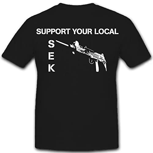 T-Shirt Forces Spéciales Sec Commando Copytec 12190 en coton noir