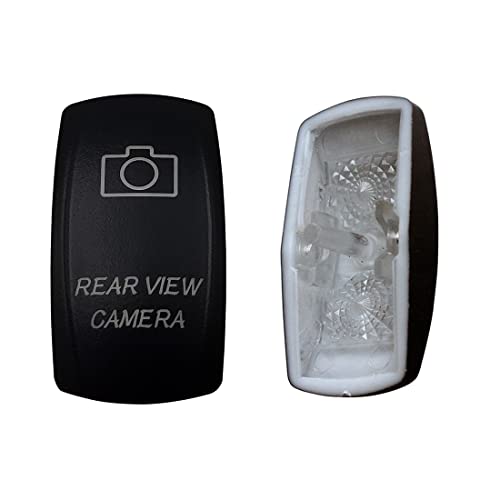 Image of Laser Etched Backlit Switch Cover Cap for Car Boat Dashboard Rocker Switch