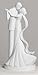 to Have and to Hold Wedding Couple Bride and Groom Porcelain Cake Topper