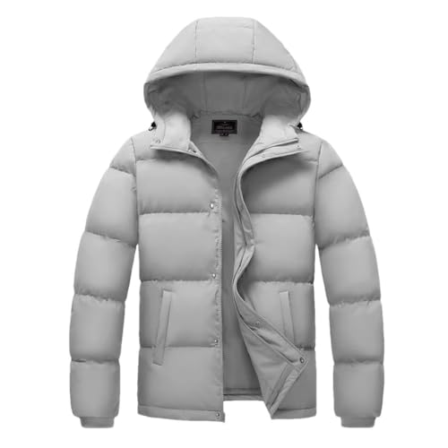 Doudoune d'hiver pour homme veste matelassée chaude et légère noire