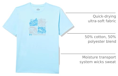 Image of Under Armour Boys' Short Sleeve Graphic T-Shirt, Soft & Comfortable, Outdoor Collection