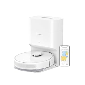 dreame D10 Plus Gen 2 Saugroboter mit Wischfunktion, Automatischer Staubentleerung, Speichert bis zu 90 Tage Staub, LiDAR-Navigation, 6000 Pa Saugkraft für Teppiche und Tierhaare, 285-Minuten-Akku