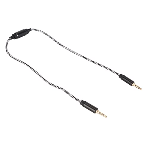 Cable de grabación de 3.5 mm macho a macho AMONIDA de 50 cm para transferencia de sonido