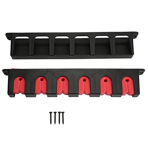 Support de canne à pêche mural horizontal en ABS et PVC pour garage maison - Lot de 2