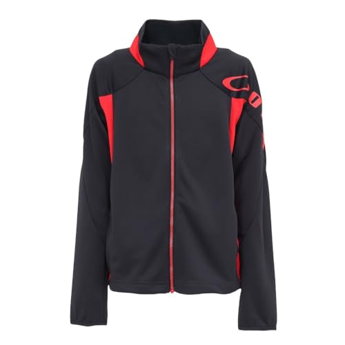 [�I�[�N���[] YTR TECH JERSEY JKT 11.0 04CXS PITCH BLACK/FLAME RED �q�� XS �T�C�Y (130 cm ����) FOA408966
