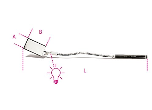 Beta 1715 FL/B Rectangular Flexible Inspection Mirror