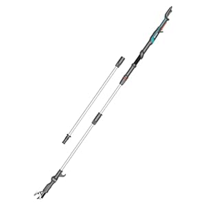 Gardena Akku-Teleskop-Baumschere HighCut 360/18V P4A ohne Akku: Astschere mit Teleskopstiel für Zweige in bis zu 5 m Höhe, schwenkbarer Schneidkopf, ergonomischer Griff, LED-Anzeige (14776-55)