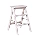 Taburetes escalera Taburete Plegable de múltiples Funciones, Taburete de Corte portátil de la Cocina de la Escalera de Dos etapas, Taburete de la Barra de Madera sólida Taburete del Paso del Taburete