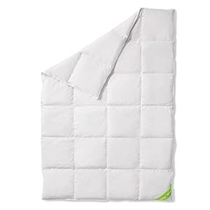 Koru Kids® Daunendecke 135×200 cm – 100% kanadische Landdaunen – Bettdecke Kinder – Federbetten 135×200 Daunen – Made in Germany – Ganzjahresdecke für Erwachsene und Kinder