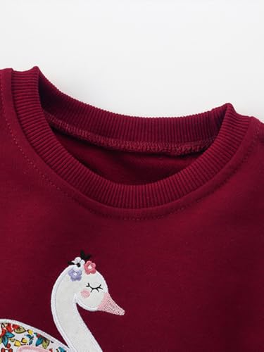 Image of Hongshilian Unisex Kids Cute Cartoon Cotton Sweater Shirt