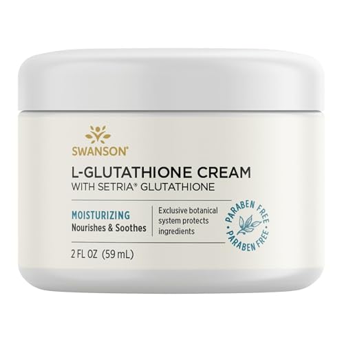 Swanson L-Glutathione Cream with Setria 2 fl Ounce (59 ml) Cream Swanson L-Glutathione Cream with Setria 2 fl Ounce (59 ml) Cream