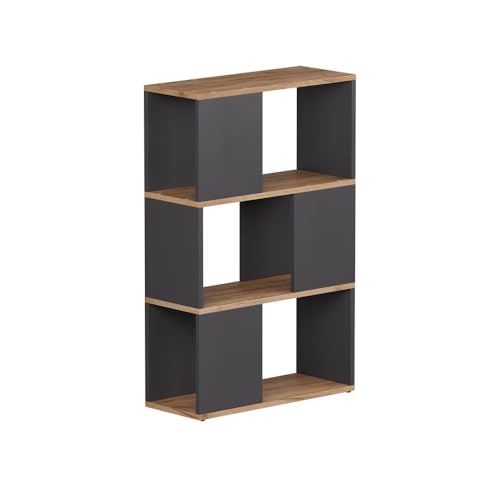 Vicco Raumteiler Eneos, Anthrazit/Goldkraft Eiche, 60 x 94 cm