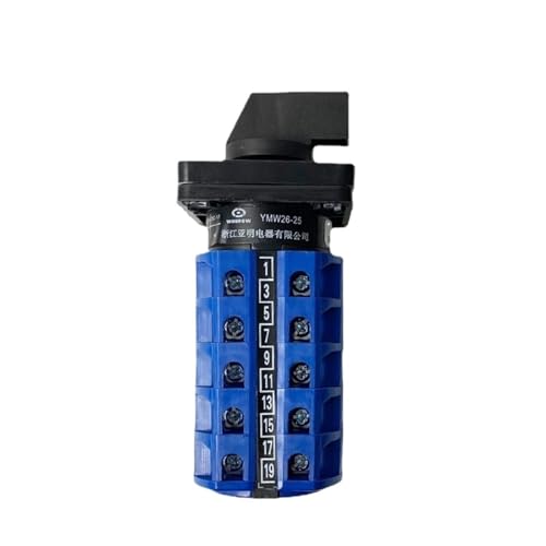Commutateur à came rotatif YMW26-25/5 inverseur de source 25A 5 pôles 3 positions