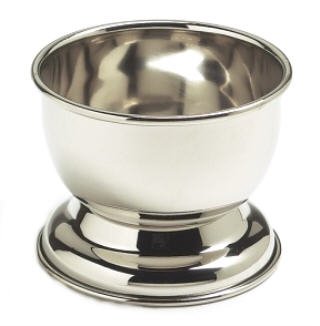 Col Ichabod Conk CHROME Shave Mug cup bowl with Colonel Conk Shaving Soap