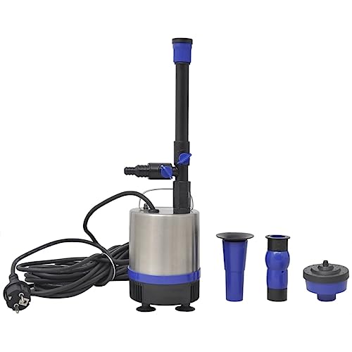 vidaXL Springbrunnenpumpe Teichpumpe Fontäne Wasserspiel Wasserpumpe 50W 1750L/h