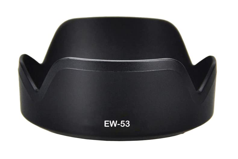 EW-53 49mm Lens Hood Reversible Camera Lente Accessories compatible with Canon EOS M10 EF-M 15-45 mm f/3.5-6.3 IS STM Lens