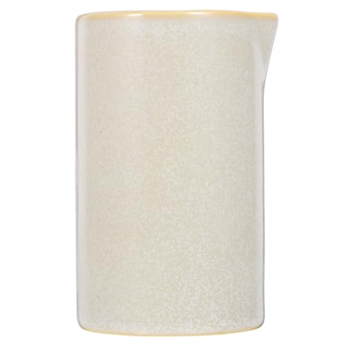 CONGARTENO Pull Cup Small Milk Kettle Milk Sauce Kettle Coffee Small Milk Container Creamer Container Latte Cream Pitcher Beige Milk Jug Small Milk Pitcher Mug Sauce Pitcher Ceramics