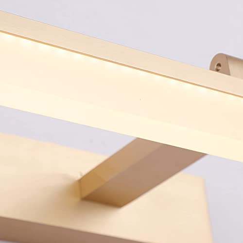 FWZJ Semplice e Moderno Specchio a LED Luce Anteriore casa Lusso Atmosfera Bagno WC Impermeabile Trucco Lampada da Parete Nordic comò Guardaroba lampade (71 cm, Luce Calda) - Image 4