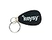 Keysy Rewritable RFID Key Fobs (5-Pack, Black)