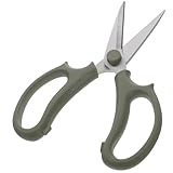 POPETPOP Spitzköpfige Gartenschere aus Rostfreiem Edelstahl Rutschfest Kraftsparend Professionelle Blumenschere für Schnittblumen und Astschnitt