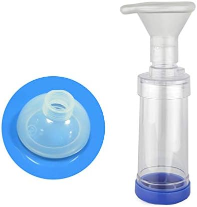 Aerosol Chamber Inhaler Spacer for Dogs – with 2 High-Quaility Silicone Masks - Helps Dogs with Breathing & Delivering Medication Fits