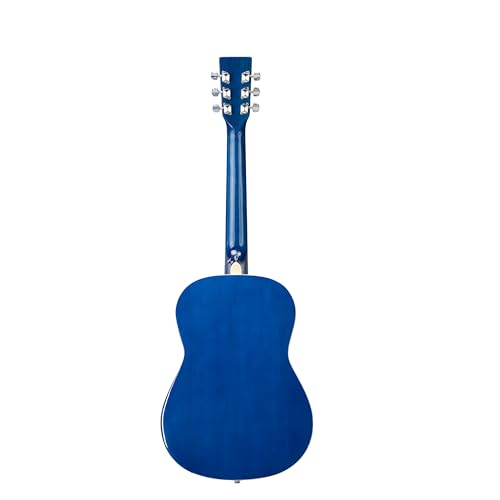 Image of Progressa Series Guitar: 36H Semi Acoustic Guitar - 36 Inches (Blue) | 6-String Natural Finish Wooden Guitar | Right Hand Semi Acoustic Guitar Kit for Beginners, Professional & Adults