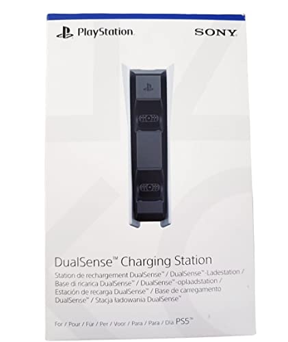 Image of MEDIA COM | PS5 Controller Charger, Playstation 5 Charging Station with LED Indicator, High Speed, Fast Charging Dock for PS5 DualSense Controller, White