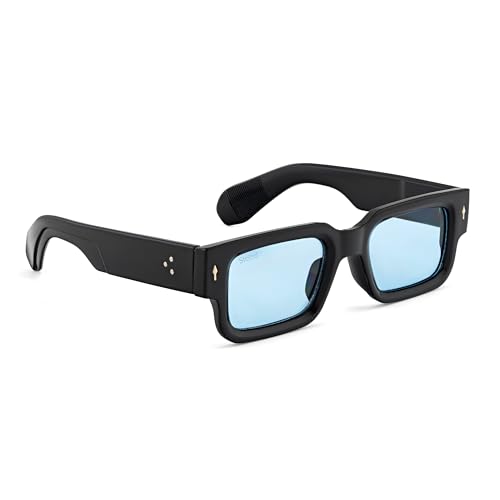 Image of Stood Bold Sunglasses |Chunky Square | Full Rim | UV Protected | Shiny | Medium | Men & Women | SG-STD0014