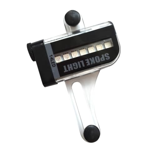 Luz led para radios de bicicleta contra la oscuridad: sensor de movimiento y 30 llamativos patrones