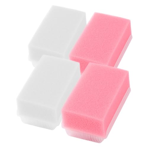 HAPINARY 4Pcs Sensory Brushes for Therapy Soft Bath Brush for Gentle Skin Scrubbing Tool Massage Comfortable Durable for Sensory Defensiveness