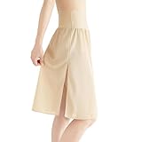 [huggeHULA] [ハグフラ] ペチコート メッシュ ロング ベージュ L-60cm レディース 涼しい ワンピース 浴衣 肌着 夏 アロアリュクス