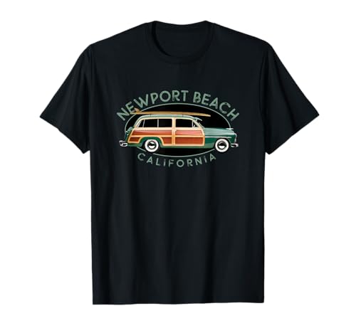 Newport Beach California Vintage Surfing T-Shirt