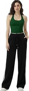 FASHA Women Jogger & Crop Top Set | Stylish 2-Piece Co-Ord Lounge Wear for Women | High Waist Joggers with Trendy Crop Top... Price In India