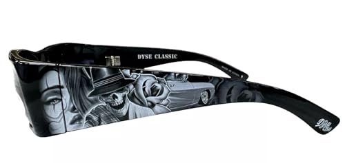 Authentic Shades Darkness Car Skull Homie Chicano Sunglasses California Lowrider Locs Style