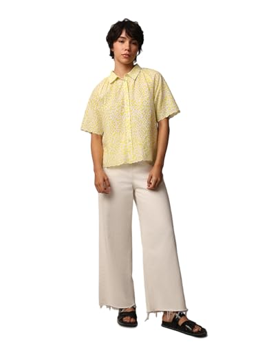Image of ONLY Womens Cotton Regular Fit T-Shirt