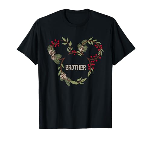 T-shirt Mickey Mouse Family Holiday imprimé Brother pour souvenirs de vacances