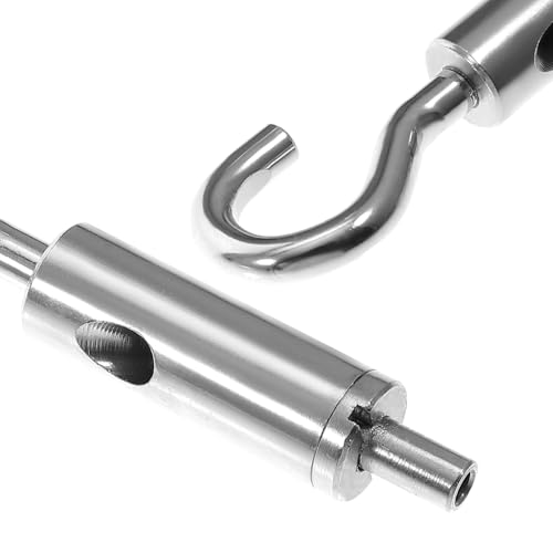 5pcs tensores para cables de cuerda de alambre con gancho y ojal de cobre para cables y varillas de sujeción, operación fácil y uso práctico miniatura 7