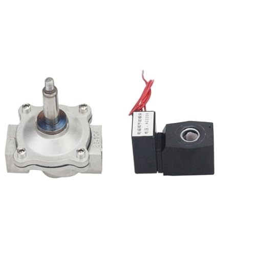 Vanne d'eau électrique 2/2 DN25 SS 1 Pouce AC 220V électrovanne inox N/C - 4